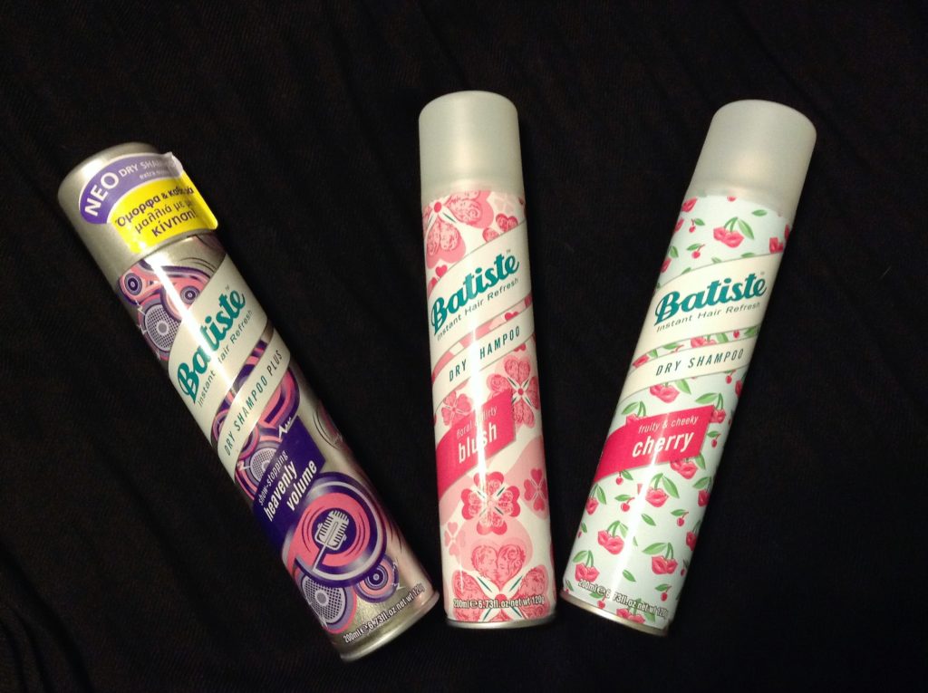 dry shampoo, batiste, on the go, travel essentials