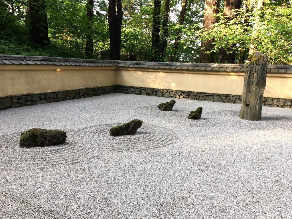 japanese garden; portland; oregon