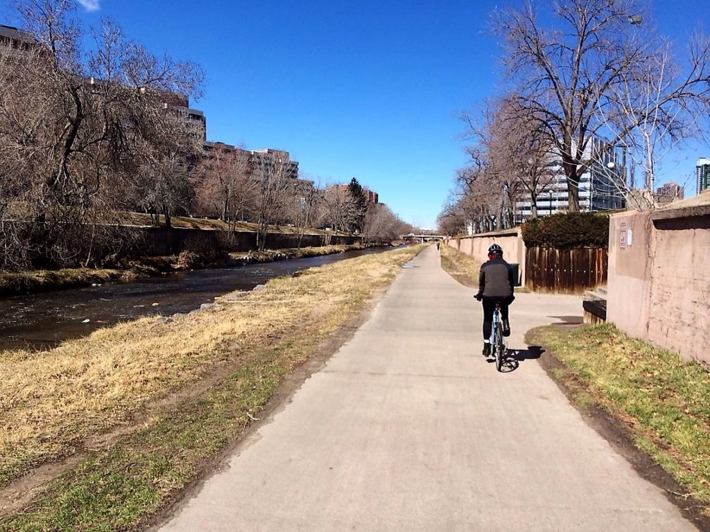 what to do in denver in the spring; bike ride; biking; nature ride; cherry creek trail; cherry creek river