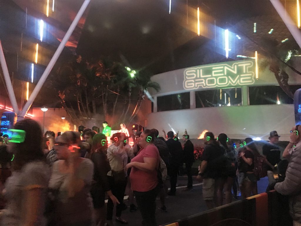 epcot; new years; new years eve; orlando; silent groove; dance party