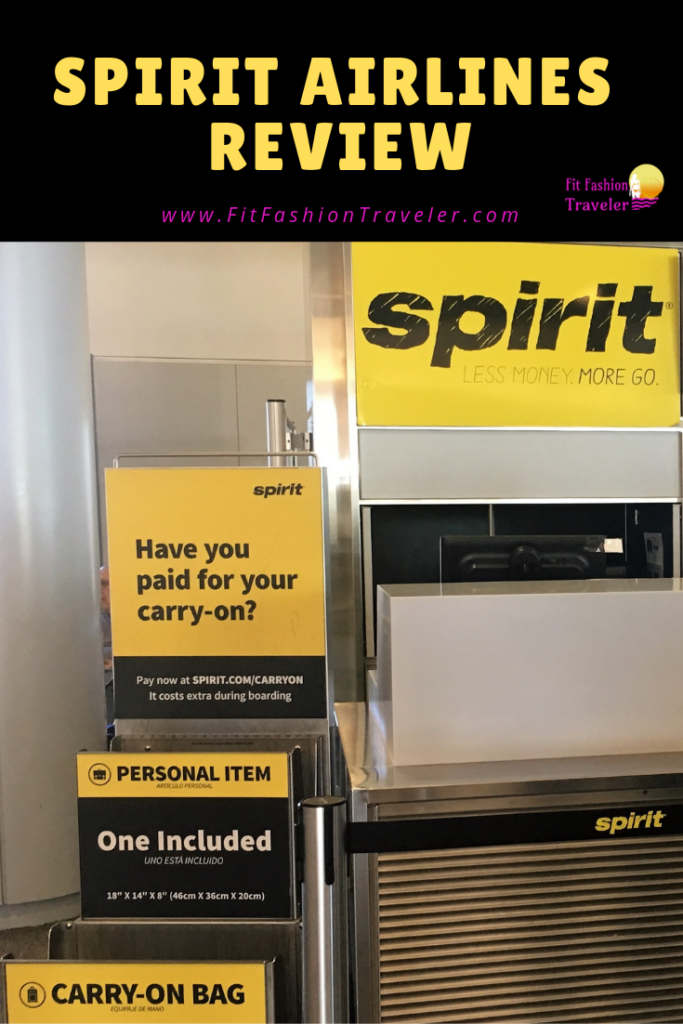 spirit airlines personal item 2019