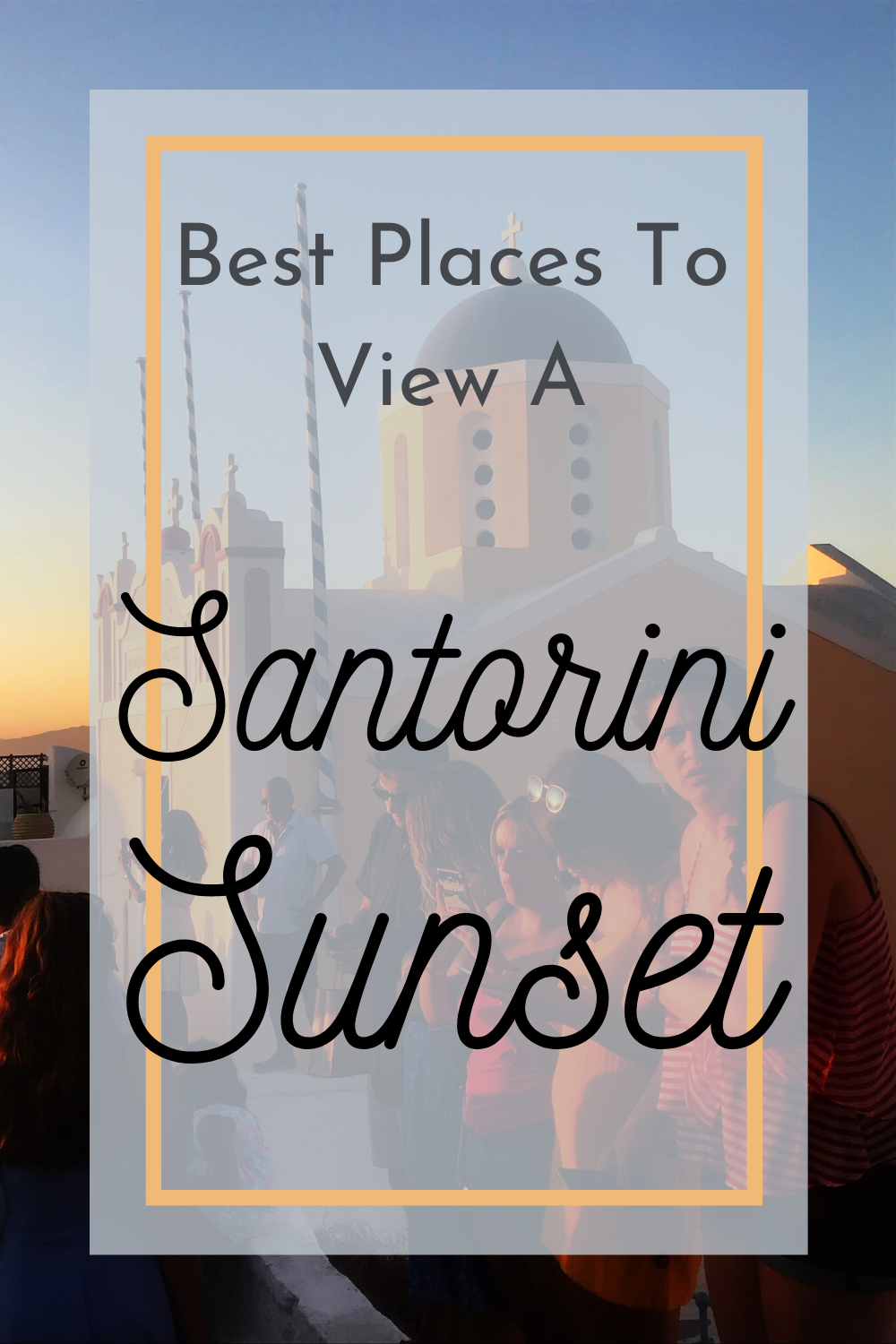 Discover the best places around the island of Santorini from which to watch the sunset